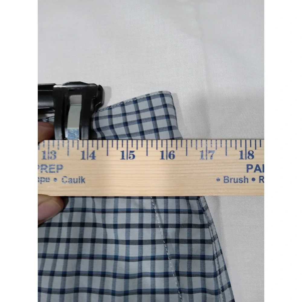 Adidas Golf Shorts  Men's 32‎ Gray Black Plaid